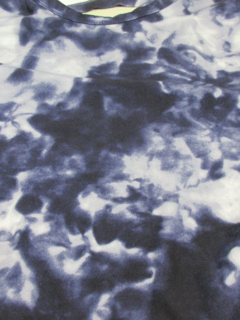 Rebdolls Womens Purple White Tiedye Nylon Crop Thumbhole Compression L Euc — image 5 of 7